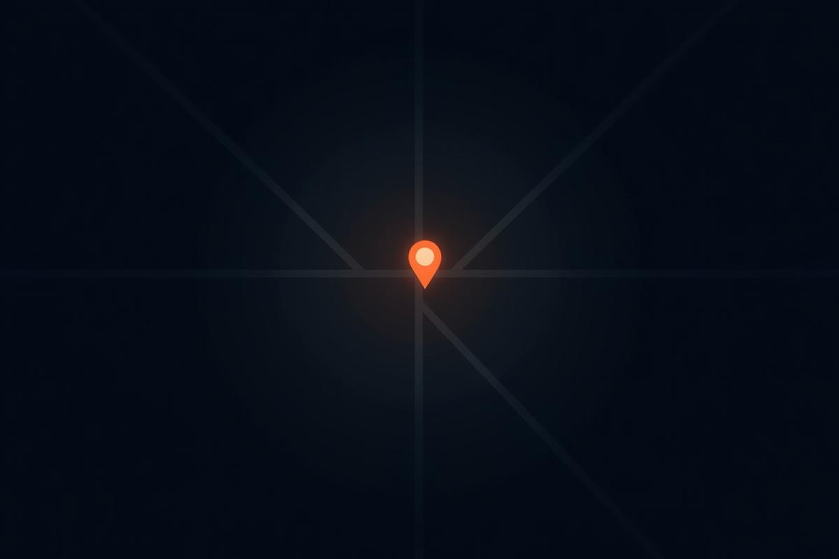 Dark mode styled map of Phoenix AZ highlighting Sahara Vista Blvd