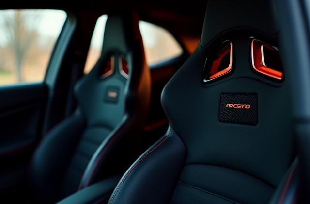 Recaro Podium Carbon racing seats interior shot